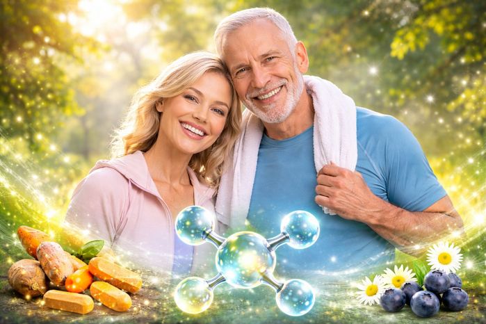 Active seniors embracing vitality and recovery